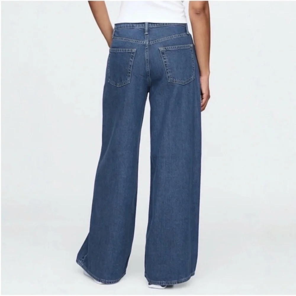 GAP Mid Rise UltraSoft Baggy Jeans NWT 27/4 Regular - Picture 4 of 9